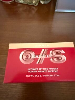 ONE/SIZE Ultra Peach Ultimate Setting Powder - Peach & Red Packaging